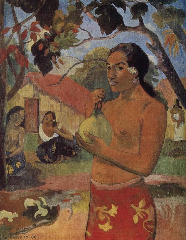 Paul Gauguin Take mango woman Germany oil painting art